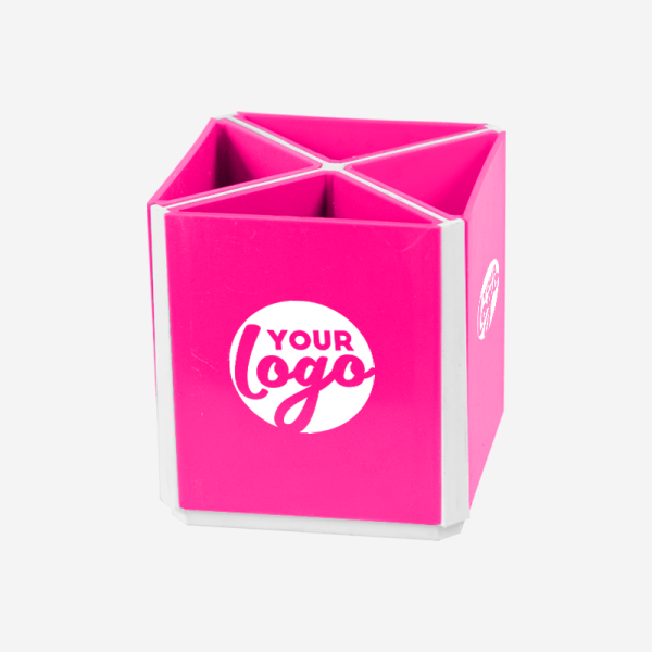 REF 505 5 PIECE STATIONERY HOLDER MAGENTA