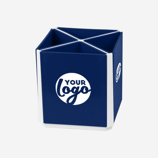 REF 505 5 PIECE STATIONERY HOLDER NAVY BLUE
