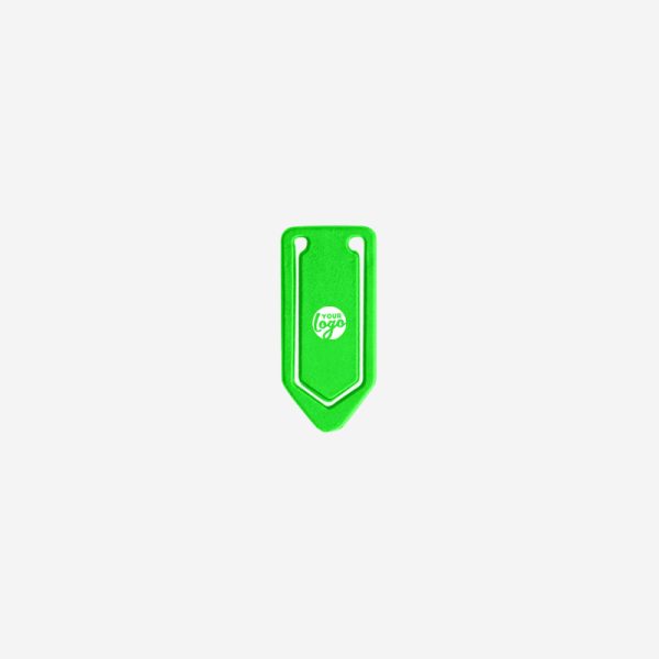Paper Clip V Shape Small 10 REF 539 PAPER CLIP V SHAPE SMALL Neon Green
