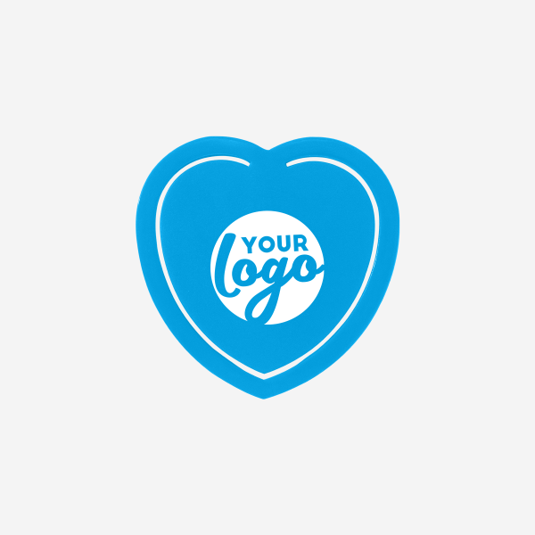 Paper Clip Heart Shape Large 7 REF 543 PAPER CLIP HEART SHAPE LARGE CYAN