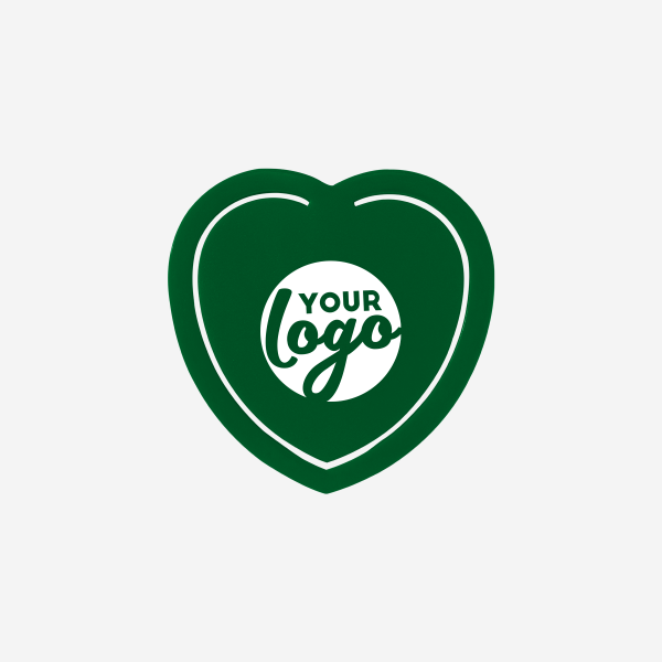 Paper Clip Heart Shape Large 11 REF 543 PAPER CLIP HEART SHAPE LARGE EMERALD GREEN