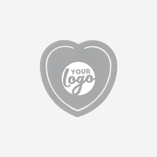 Paper Clip Heart Shape Large 4 REF 543 PAPER CLIP HEART SHAPE LARGE GRAY