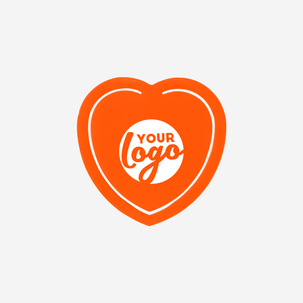 Paper Clip Heart Shape Large 15 REF 543 PAPER CLIP HEART SHAPE LARGE ORANGE