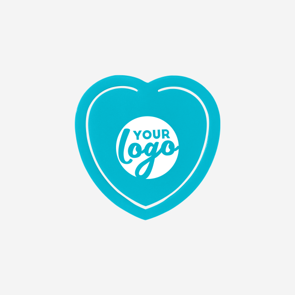 Paper Clip Heart Shape Large 13 REF 543 PAPER CLIP HEART SHAPE LARGE TURQUOISE