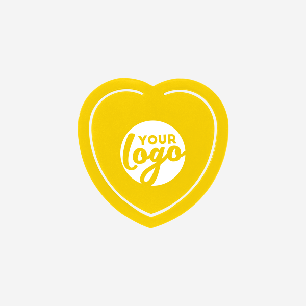 Paper Clip Heart Shape Large 14 REF 543 PAPER CLIP HEART SHAPE LARGE YELLOW