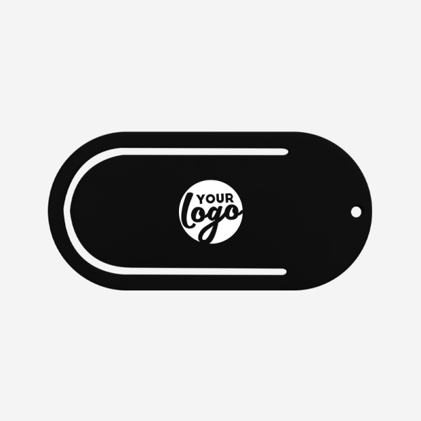 REF 544 PAPER CLIP OVAL LARGE BLACK