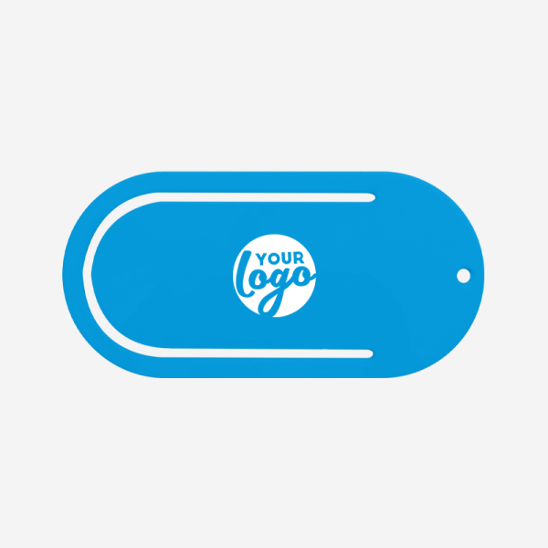 REF 544 PAPER CLIP OVAL LARGE CYAN