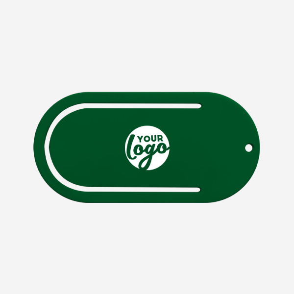 REF 544 PAPER CLIP OVAL LARGE EMERALD GREEN