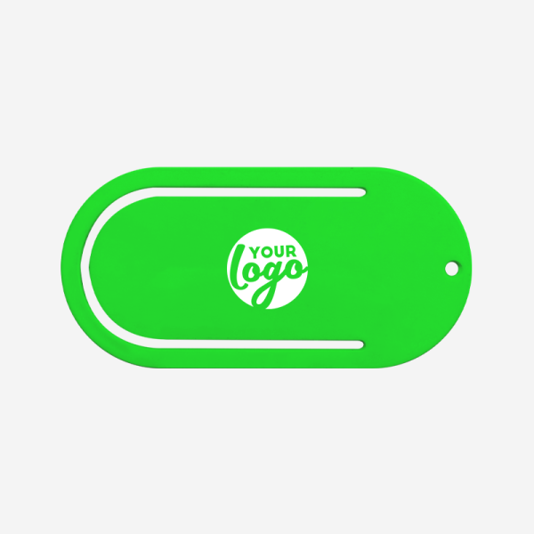 REF 544 PAPER CLIP OVAL LARGE LIME NEON GREEN