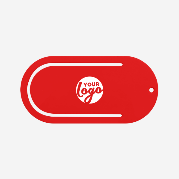 REF 544 PAPER CLIP OVAL LARGE RED