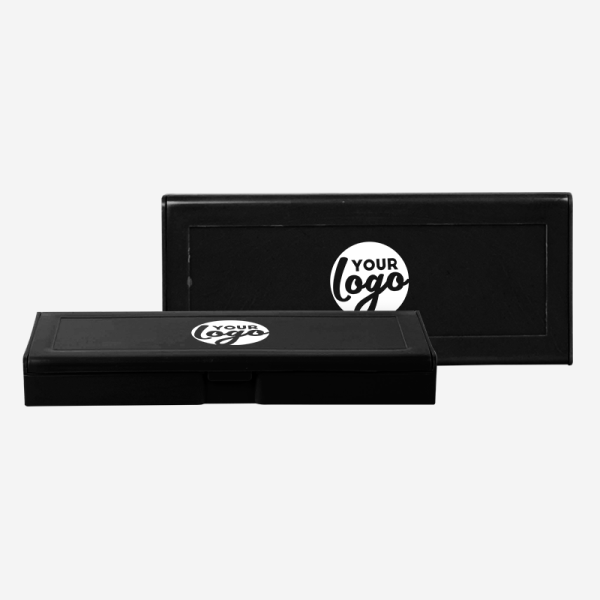 Pencil Box - Solid 2 REF 586PP A PENCIL BOX PAD PRINT BLACK 1
