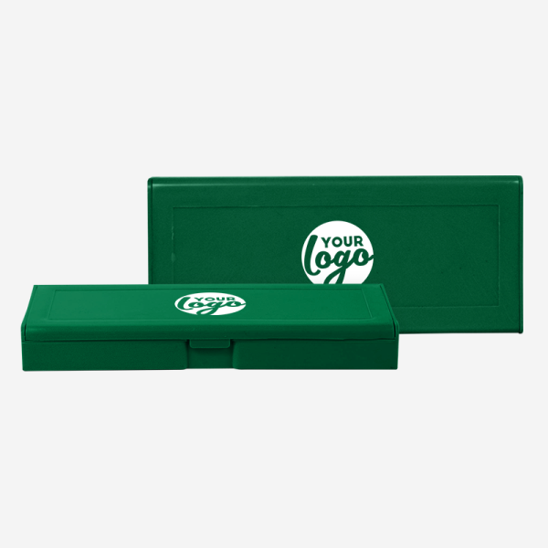 Pencil Box - Solid 12 REF 586PP A PENCIL BOX PAD PRINT BOTTLE GREEN 1