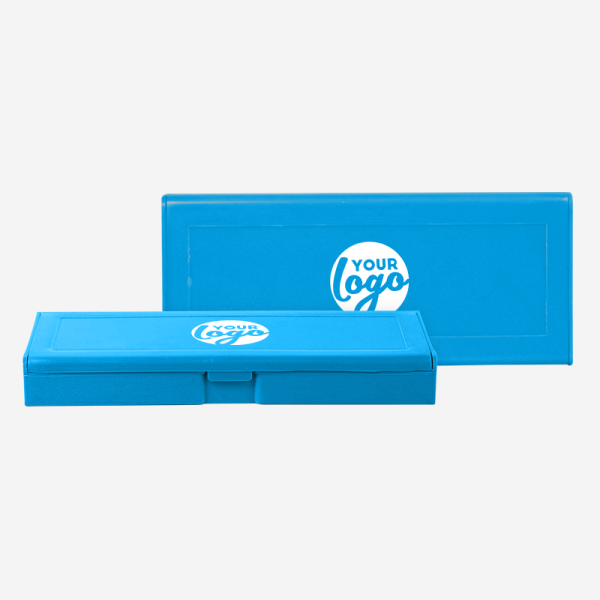 Pencil Box - Solid 7 REF 586PP A PENCIL BOX PAD PRINT CYAN 1