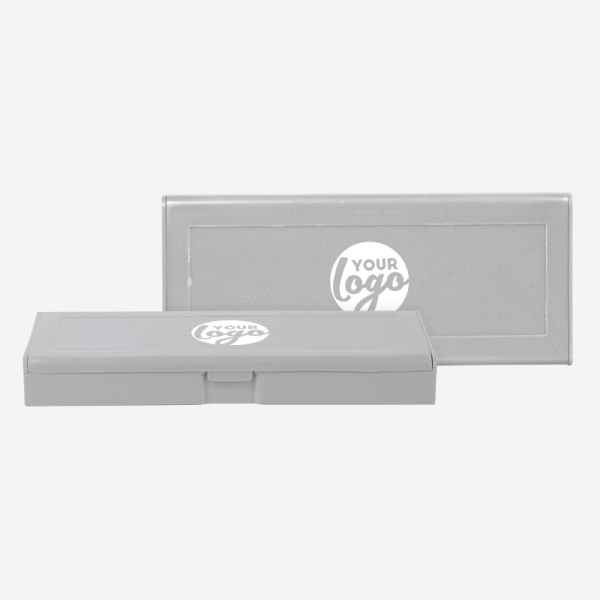 Pencil Box - Solid 4 REF 586PP A PENCIL BOX PAD PRINT GRAY 1