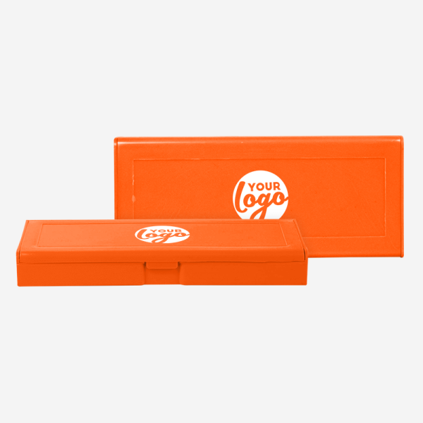 Pencil Box - Solid 15 REF 586PP A PENCIL BOX PAD PRINT ORANGE 1
