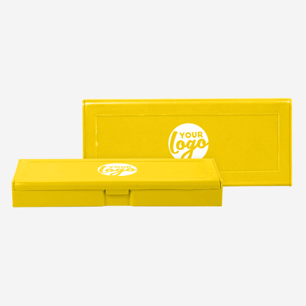 Pencil Box - Solid 14 REF 586PP A PENCIL BOX PAD PRINT YELLOW 1