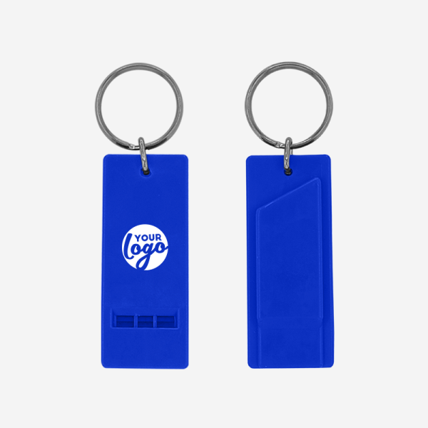Flat Whistle Keyring 8 REF 708 FLAT WHISTLE ROYAL BLUE