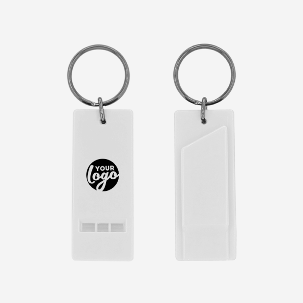 Flat Whistle Keyring 3 REF 708 FLAT WHISTLE WHITE