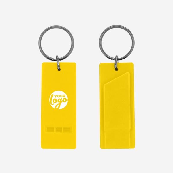 Flat Whistle Keyring 1 REF 708 FLAT WHISTLE YELLOW