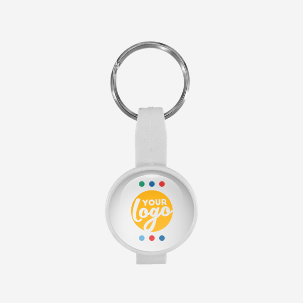 REF BO14 BOTTLE OPENER ROUND SOCCER BALL DOMED STICKER WHITE