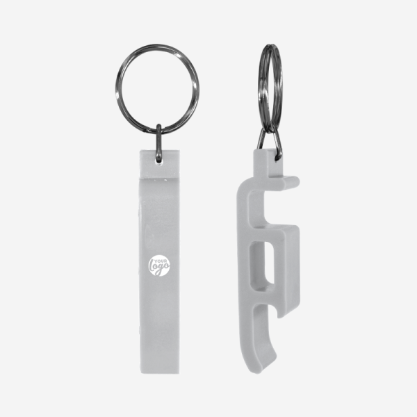 REF BO15 CONTACTLESS KEYRING GRAY