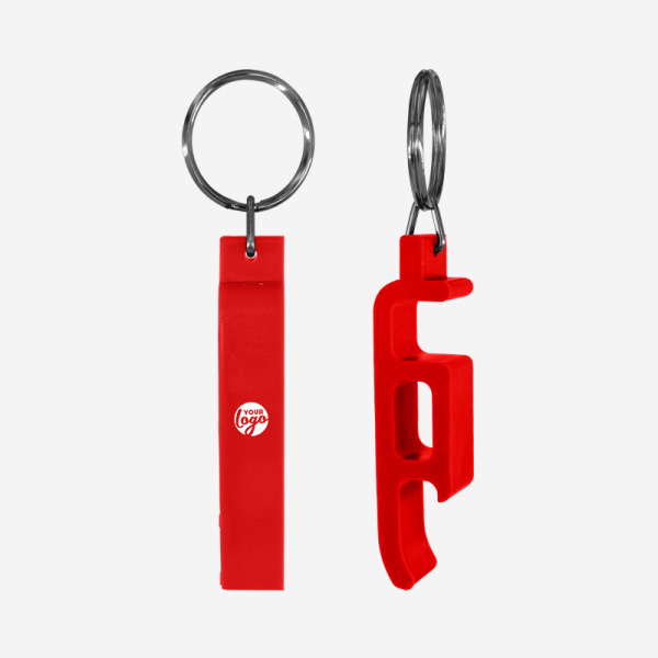 REF BO15 CONTACTLESS KEYRING RED