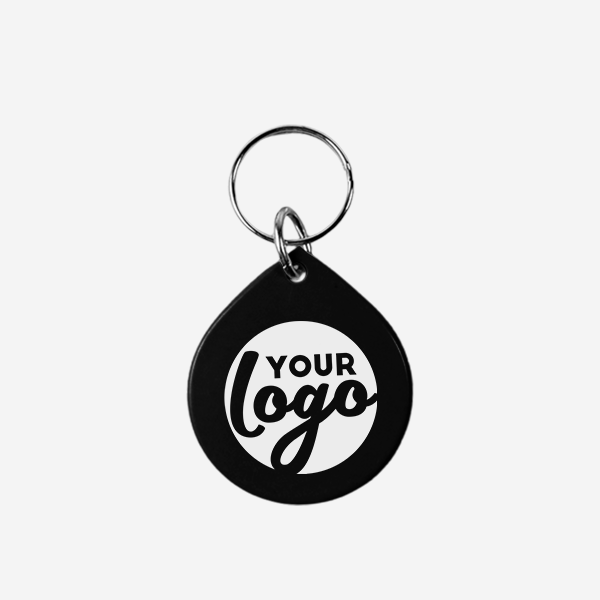 REF CK14 TEAR DROP KEYRING SOLID BLACK