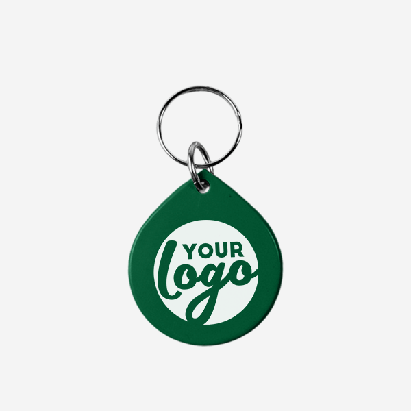 REF CK14 TEAR DROP KEYRING SOLID BOTTLE GREEN
