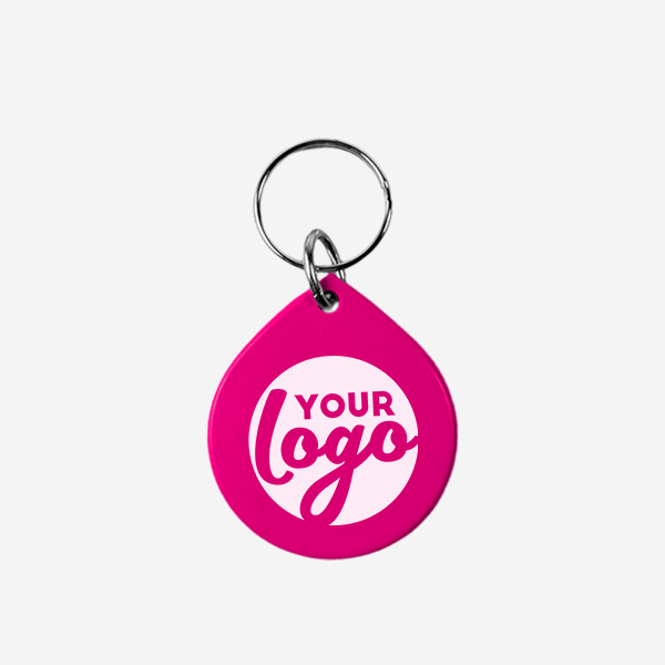 REF CK14 TEAR DROP KEYRING SOLID MAGENTA