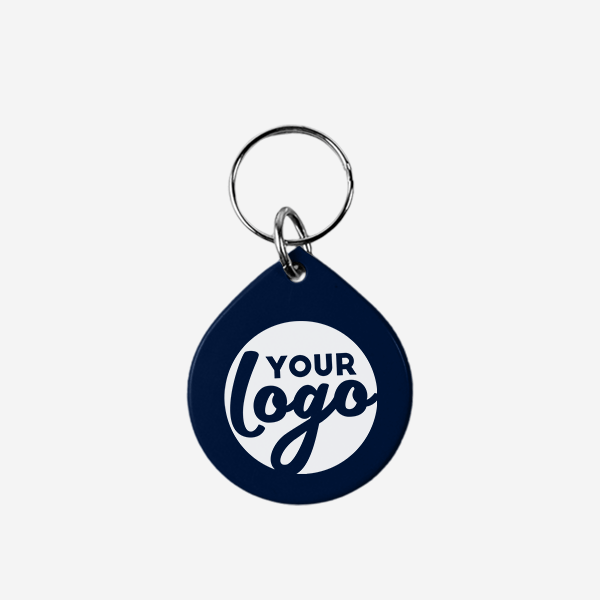 REF CK14 TEAR DROP KEYRING SOLID NAVY BLUE
