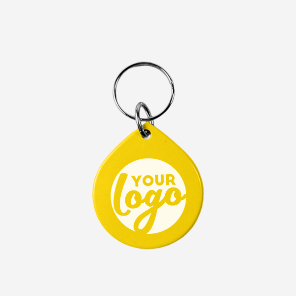 REF CK14 TEAR DROP KEYRING YELLOW