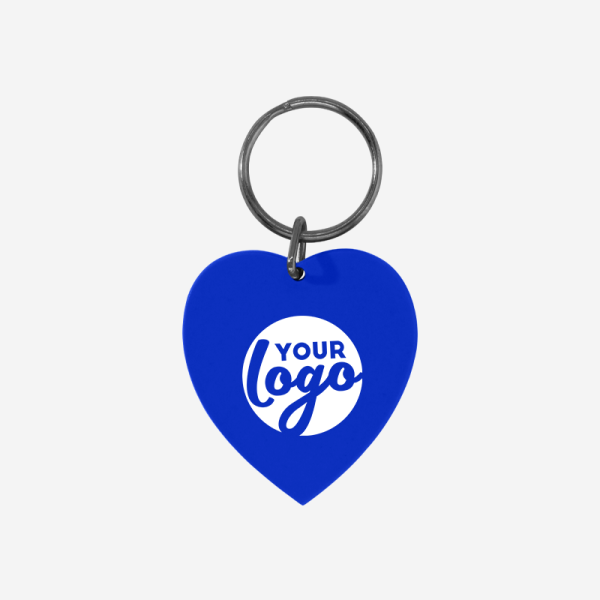 REF CK15 HEART SHAPED KEYRING ROYAL BLUE