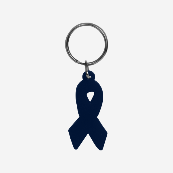 Aids Ribbon Keyring 9 REF CK61 AIDS RIBBON KEYRING NAVY BLUE