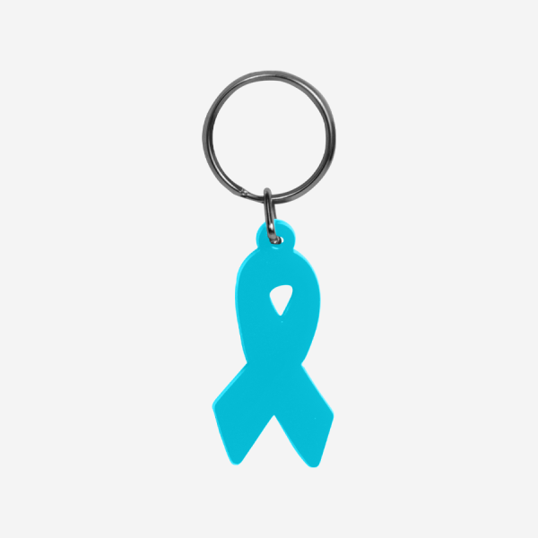 Aids Ribbon Keyring 13 REF CK61 AIDS RIBBON KEYRING TURQUOISE
