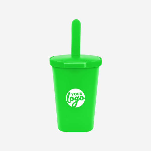 Ref 1015 Ice Lolly Holder Individual Unit Neon Green