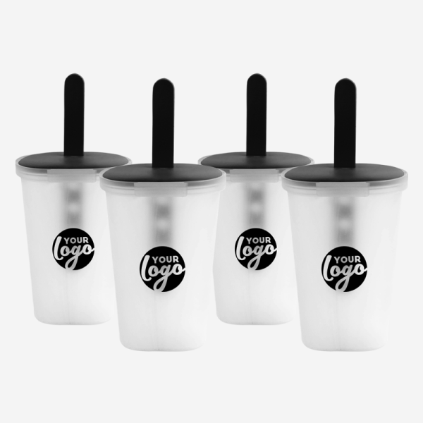 Ice Lolly Holder Set 2 Ref 1017 Ice Lolly Holder 4 Set in Netting Opaque Black