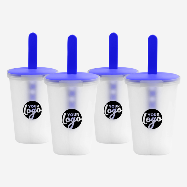 Ice Lolly Holder Set 8 Ref 1017 Ice Lolly Holder 4 Set in Netting Opaque Royal