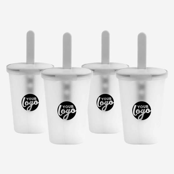 Ice Lolly Holder Set 3 Ref 1017 Ice Lolly Holder 4 Set in Netting Opaque White