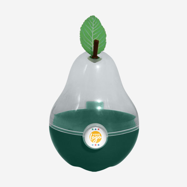 Ref 1043 Pear Container Opaque Bottle Green Dome Sticker