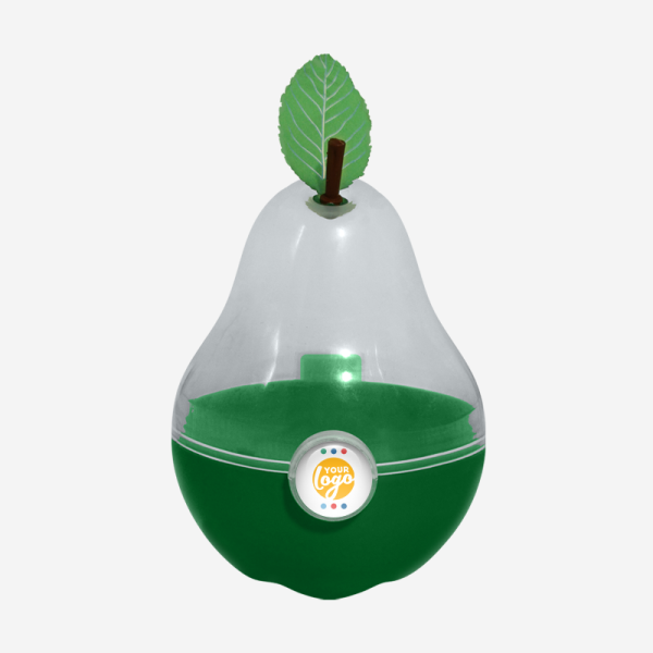 Ref 1043 Pear Container Opaque Emerald Green Dome Sticker