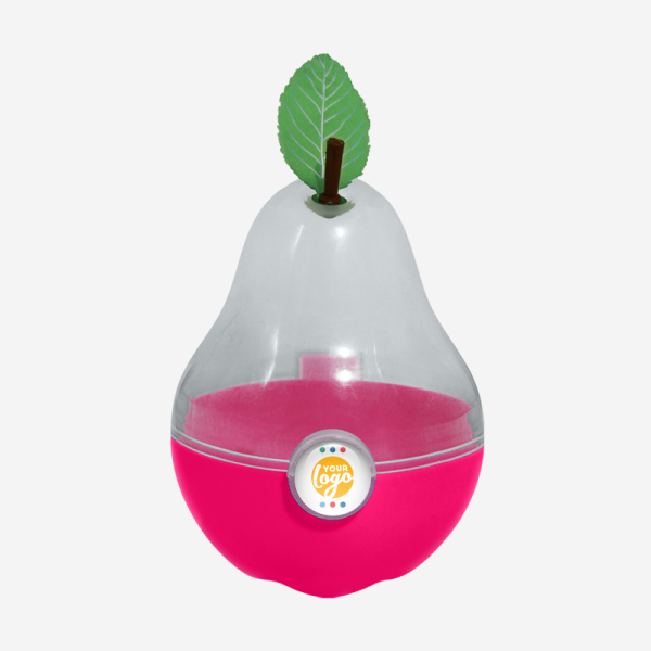 Ref 1043 Pear Container Opaque Magenta Dome Sticker