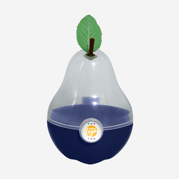 Ref 1043 Pear Container Opaque Navy Blue Dome Sticker