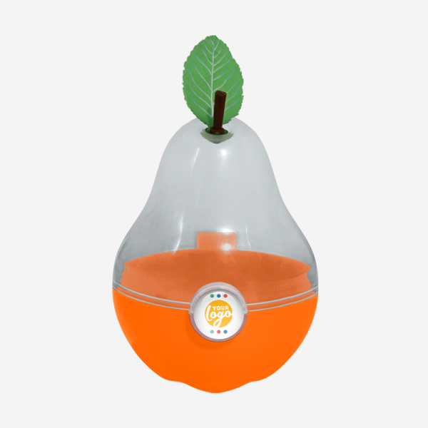 Ref 1043 Pear Container Opaque Orange Dome Sticker