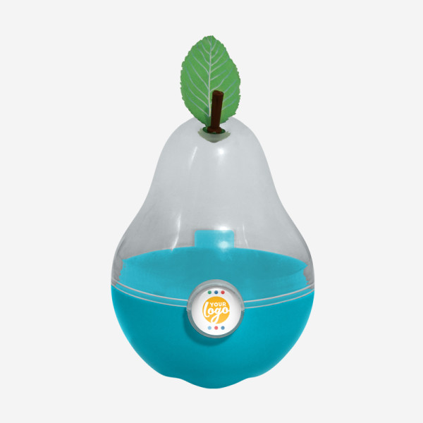 Ref 1043 Pear Container Opaque Turquoise Dome Sticker