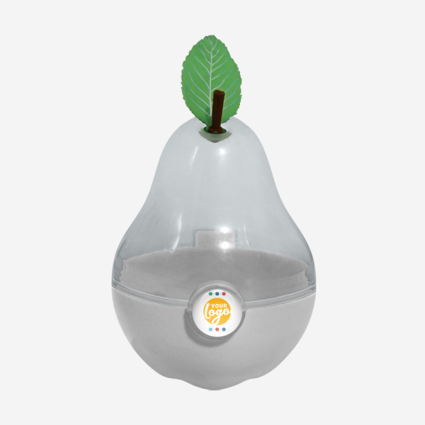 Ref 1043 Pear Container Opaque White Dome Sticker