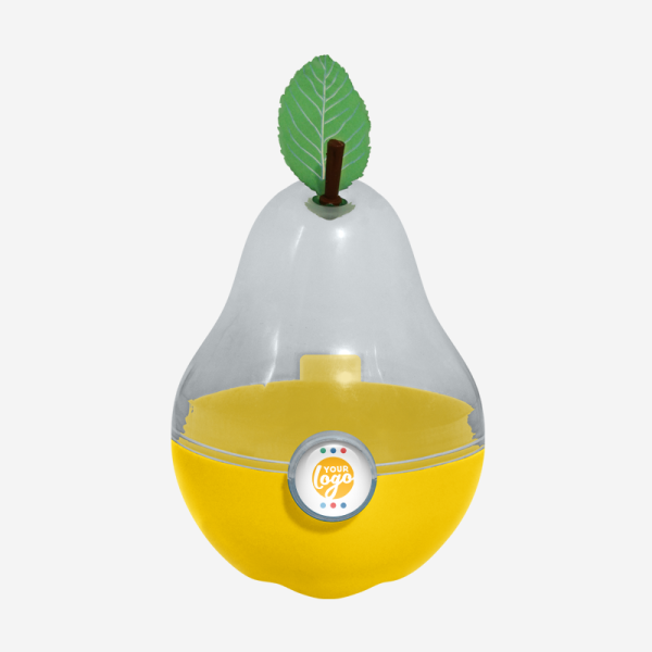 Ref 1043 Pear Container Opaque Yellow Dome Sticker