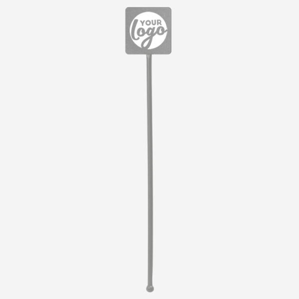 Ref 401D Standard Swizzle Sticks Straight Square Head Grey Pad