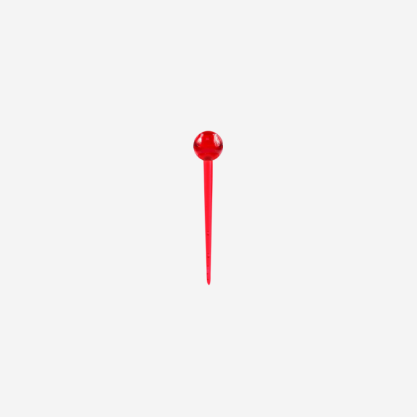Standard Lolly Pop Cocktail Pick 1 Ref 409 Standard Swizzle Stick Lolly Pop Clear Red