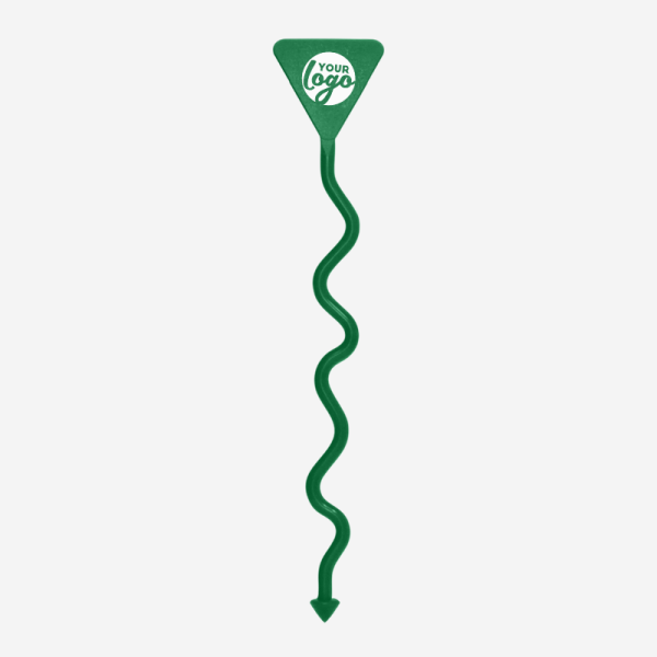 Ref 431 Standard Swizzle Sticks Funky Triangular Head Pad Emerald Green