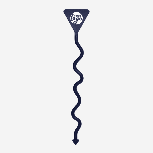 Ref 431 Standard Swizzle Sticks Funky Triangular Head Pad Navy Blue